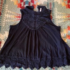 Lace tank top